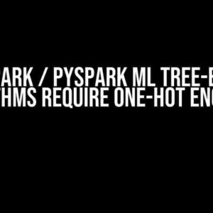 Do Spark / PySpark ML Tree-Based Algorithms Require One-Hot Encoding?