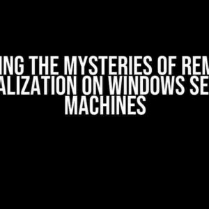 Unlocking the Mysteries of Remote Git Initialization on Windows Server Machines